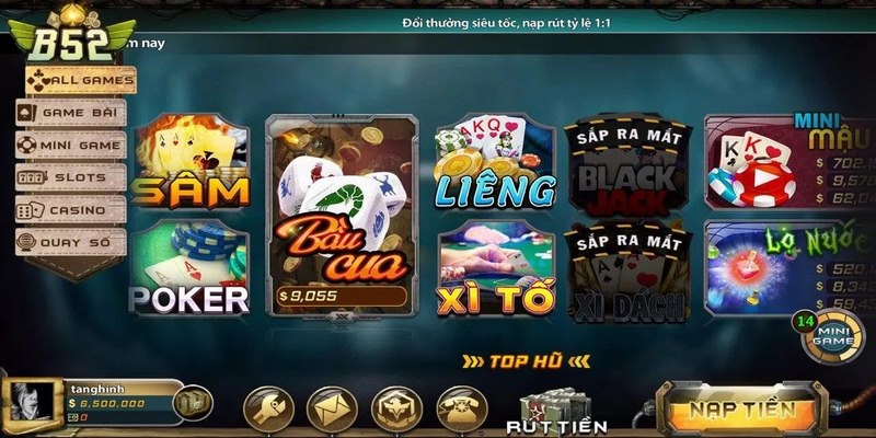 Đánh giá về game nổ hũ B52