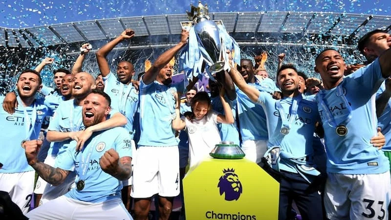 Man City đã vô địch giải Ngoại Hạng Anh 9 lần cho tới hiện tại 