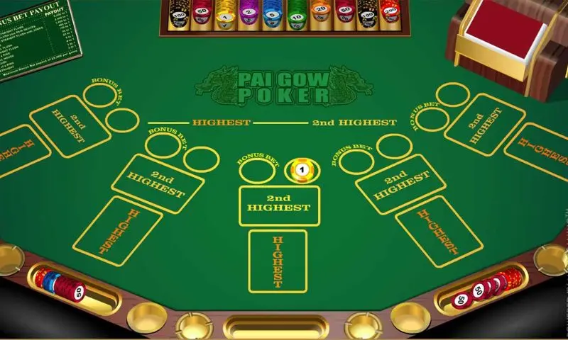 Những hành động trong game bài Pai Gow
